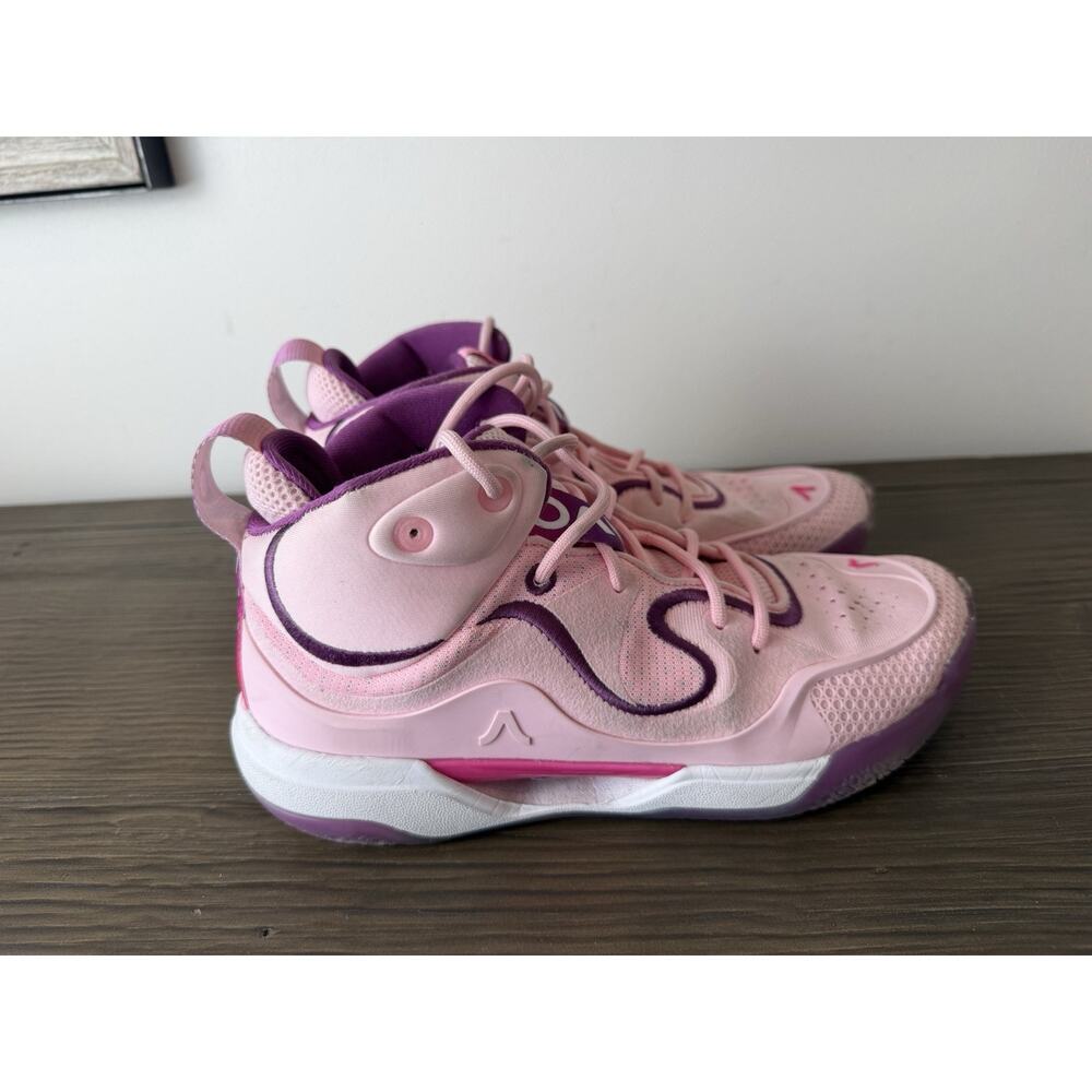 Avoli mid pink and purple volleyball shoes women's size 8